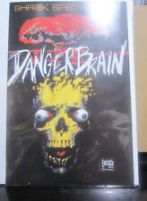 GORE Shriek #2 DANGER BRAIN - 1992 B&W Horror Comic - Jim Whiting art (NM, 9.4) picture