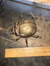 Vintage Brass Beetle (Ashtray) Unique With Lid Nice Workmanship picture