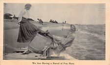 Newark OH Ohio Buckeye Lake Girls Barrel Bathing Beauty c1908 Vtg Postcard A40 picture