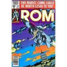 Rom (1979 series) #10 Newsstand in Very Fine minus condition. Marvel comics [n} picture