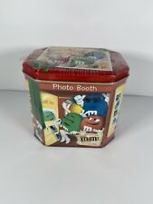 M&M's 2004 Limited Series Photo Booth Tin New Sealed Christmas Village Series picture