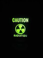 Uranium Sign Glows Under uV Reactive Radiation Sign 3D Printed picture