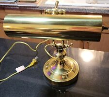 Vtg UL Underwriters Laboratory Student Bankers Piano Portable Lamp Light. Brass picture