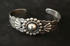Beautiful Old Navajo Sterling Silver Arrows Brand Bracelet Fred Harvey EXC picture