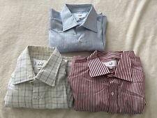 Judd's Lot of 3 Beautiful Dunhill Dress Shirts Men's Size 17-1/2 picture