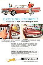 1959 Print Ad Chrysler Lion-Hearted Exciting Escape TorqueFlite Transmission picture
