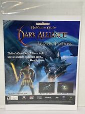 Baldur's Gate: Dark Alliance PS2 Xbox 2002 Print Ad/Poster Official Promo Art picture