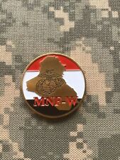 USMC Marine Corps Multi National Forces West MNF-W Iraq Challenge Coin 1-1 picture