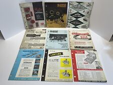 Lot of 14 Vintage Automotive Related Catalogs & Brochures Glo-Brite K-Line picture