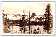 Mammoth Lakes California CA Postcard Lake Mary c1950's Vintage RPPC Photo picture
