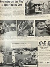 Rare 1941 Vintage Original Detroit Tigers Baseball Dodge Car Hank Greenberg Ad picture