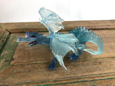 2013 Papo Crystal Blue Ice Dragon Figurine 7