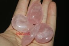 4pcs Gentle Pink Glow: Handcrafted Rose Quartz for Tranquil Decor picture