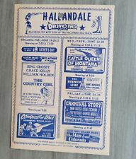 Hallandale and Hi-Way Drive-In Theatre Brochure June 1955 The Prodigal picture