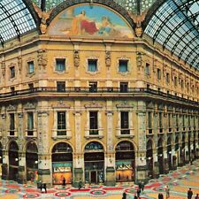 Shopping Mall Victor Emanuel Gallery Milan Italy ITA UNP Chrome Milano Postcard picture