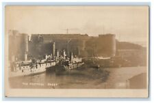 c1920's The Fortress Brest France, Steamer Ship RPPC Photo Vintage Postcard picture