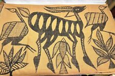 African Wall Hanging Safari Abstract Vintage Tribal Art picture