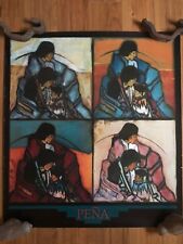 Signed AMADO MAURILLO PENA Native American Poster Art Vintage  Texas  picture