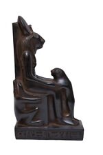 RARE ANTIQUE ANCIENT EGYPTIAN Sekhmet Heavy Stone Seated Statue picture