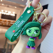 New Disney Inside Out Disgust 3D PVC Bags Hanger Pendant Keychains Key Rings picture