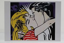 ROY LICHTENSTEIN: KISS II  Art-Postcard  NEW picture