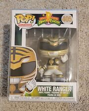 Funko POP WHITE RANGER #405  Mighty Morphin Power Rangers Vaulted Tommy Green picture