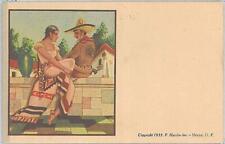 24335 - VINTAGE POSTCARD: MEXICO - ETHNIC POSTCARD - ILLUSTRATED picture