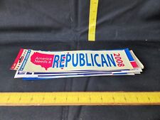 Vintage Political Bumper Sticker Lot Republican Democrat GOP New Some Storage... picture