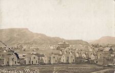 Birdseye View Glendive Montana MT Houses School 1907 Real Photo RPPC picture