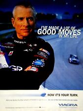 Mark Martin 2003 Viagra Good Moves NASCAR Original Print Ad 8.5 x 11