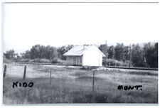 Kidd Montana MT Postcard Kidd Depot Station c1950's Unposted RPPC Photo picture