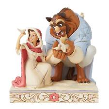 Jim Shore Disney Traditions White Woodland Belle and Beast Figurine 4062247 picture