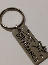 I Make the Difference Silvertone Keyring picture