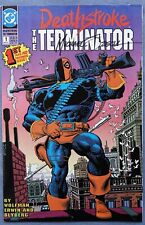 DEATHSTROKE THE TERMINATOR 1,AUG 1991 BY WOLFMAN ERWIN & BLYBERG SIGNED OZECK picture