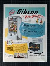 Vintage 1949 Gibson Refrigerator Print Ad picture