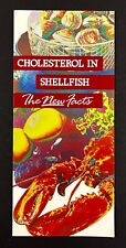 1990s Red Lobster Shellfish Cholesterol New Facts Health Info Vintage Brochure picture