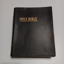 1951 HERTEL HOLY BIBLE NEW STANDARD REFERENCE BLUE RIBBON picture