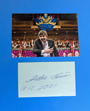 Andre Geim ( Nobel Prize Physics 2010 ) Hand Autographed Signed Card W/Photo picture