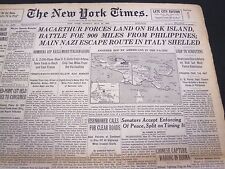 1944 MAY 28 NEW YORK TIMES - EISENHOWER CALLS FOR CLEAR ROADS - NT 4307 picture
