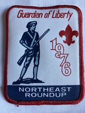 1976 Northeast Roundup Guardian Of Liberty Boy Scout Patch BSA Vintage picture