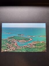 Corea Maine ME Postcard Landlocked Harbor Lobster Fleet Sally Islands picture