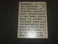 1989 THE FLEMING SCHOOL YEARBOOK - NEW YORK, NEW YORK - YB 2151 picture