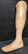 ANTIQUE VINTAGE PROSTHETIC LEG AND FOOT, NOT FOR USE HOLLOWEEN PROP DECOR picture