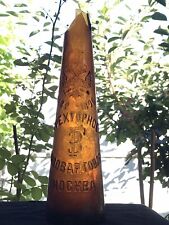 Antique Beer house  Bottle.Glass Trekhgornoye  .1800-1900's picture