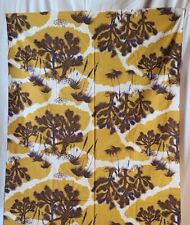 TRUE VINTAGE Abstract Southwest Cactus Ink Blot Mod Style Lt Wt Cotton Fabric picture