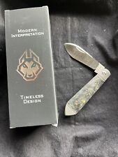 20%OFF+FREESHIP JACK WOLF KNIVES - Low Drag Jack - Fat Carbon DM YELLOW picture