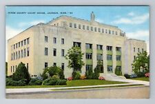 Jackson MS-Mississippi, Hinds County Court House, Antique, Vintage Postcard picture