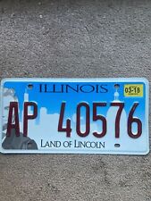 2018 Illinois License Plate - AP 40576 - Nice Natural picture