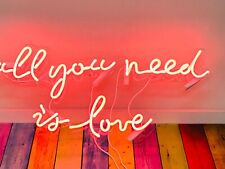 All You Need Is Love Neon Sign Light Lamp 20