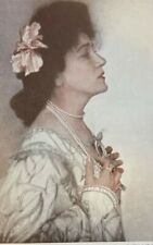 1907 Vintage Magazine Illustration Bertha Kalich  picture